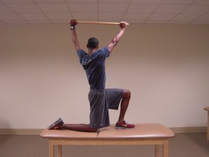 Back pain relief Cane rotation stretch Baudry Therapy